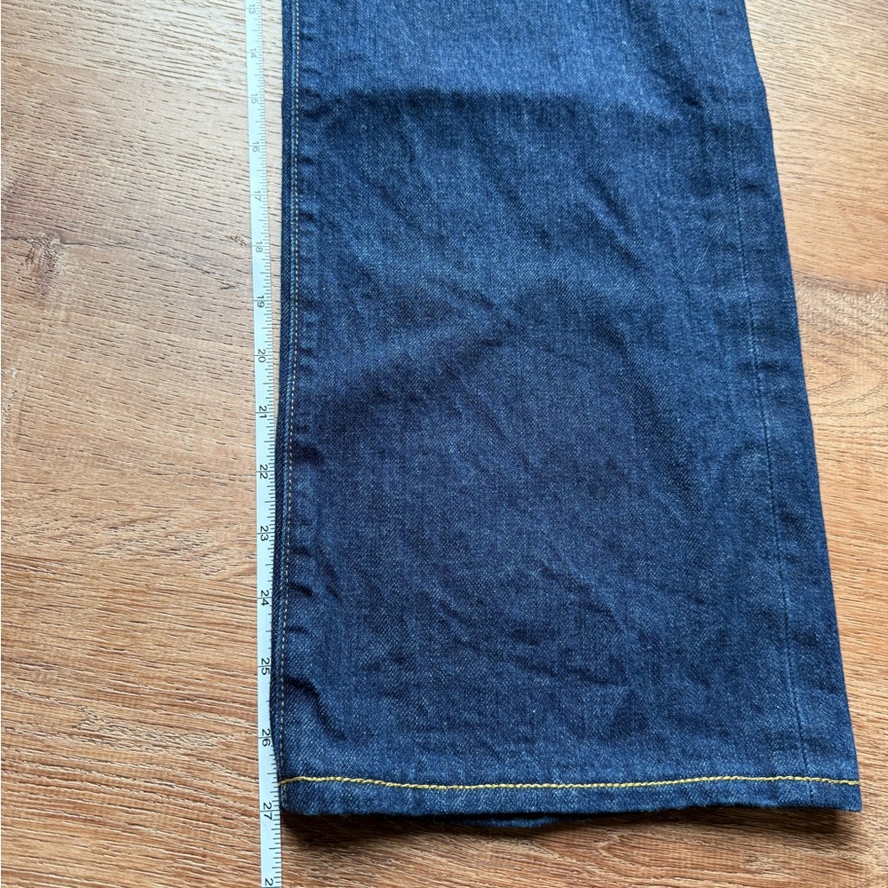 1791 Supply & co selvage denim Men’s Dark Blue Straight-Leg Jeans - Picture 4 of 7